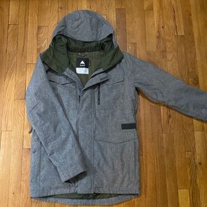 Burton - Snowboard Jacket - Med - Light Grey